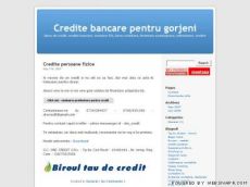 Credite bancare pentru gorjeni