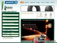Adax anvelope. Prima pagina.