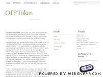 Control acces in pagini si aplicatii web cu OTP Token