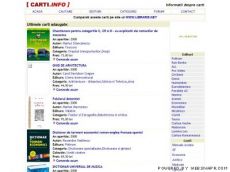 Informaţii despre cărţi