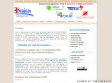 Seniors Web Design - site-uri de prezentare optimizate SEO!