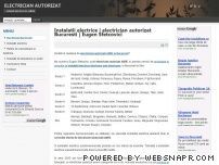 Instalatii electrice, tablouri electrice-electrician autorizat Bucuresti, Eugen Sfetcovici