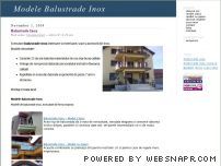 Modele Balustrade Inox
