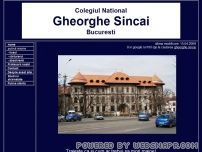 Colegiul National Gheorghe Sincai