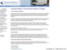 Transport si Servicii Mutari Mobila .