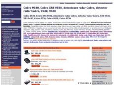Cobra 9930, Cobra XRS 9930, detectoare radar Cobra, detector radar Cobra, 9530, 9430