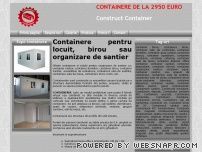 Containere organizare santier