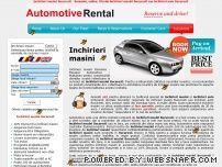 Inchirieri auto Bucuresti - Romania