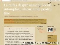 La taifas despre oameni,locuri,intamplari