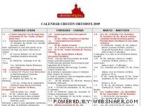 Calendar ortodox, calendar romano-catolic, calendar greco-catolic