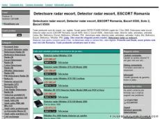 Detectoare radar escort, Detector radar escort, ESCORT Romania