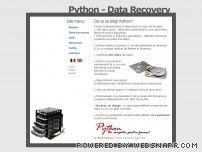 Python - Recuperare date - Data recovery